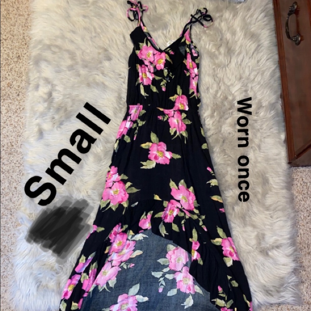 Flower maxi dress